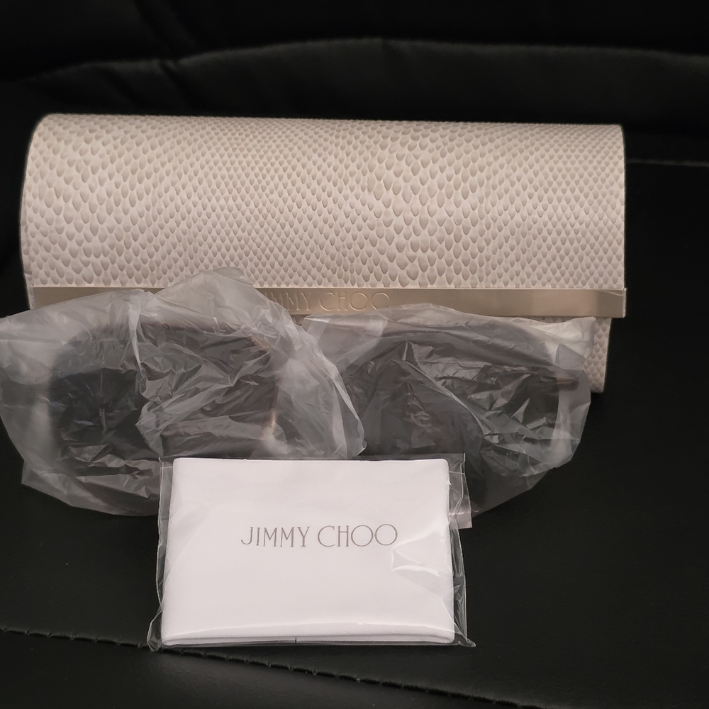 JIMMY CHOO Women's Olly 60Mm Sunglasses Women's BRONZ (NWOT) - Picture 6 of 13